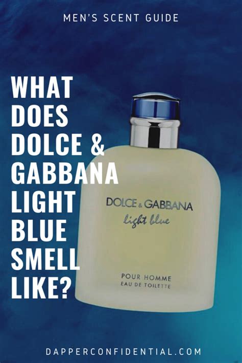 what does dolce and gabbana light blue smell like
